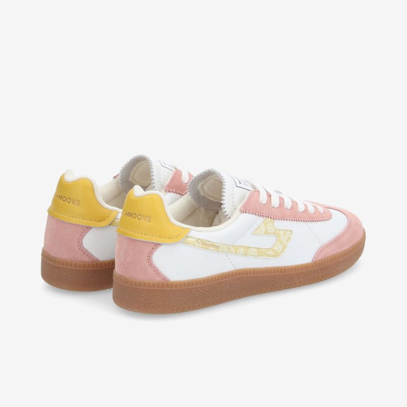 SHEFFIELD JOGGER W - NAPPA/SUEDE - WHITE/PINK